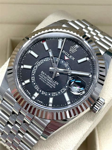 rolex sky dweller stainless steel availability|Rolex Sky-Dweller 326934.